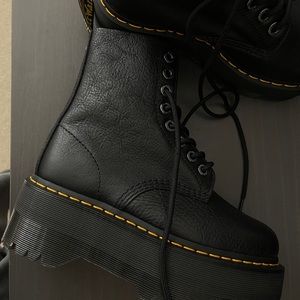 Dr martens Women's 1460 Pascal Max Platform Combat Boots